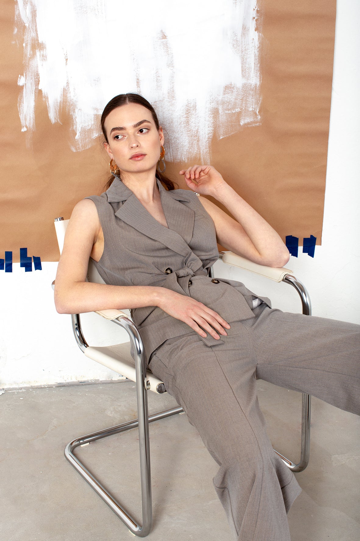 Effie Sleeveless Blazer