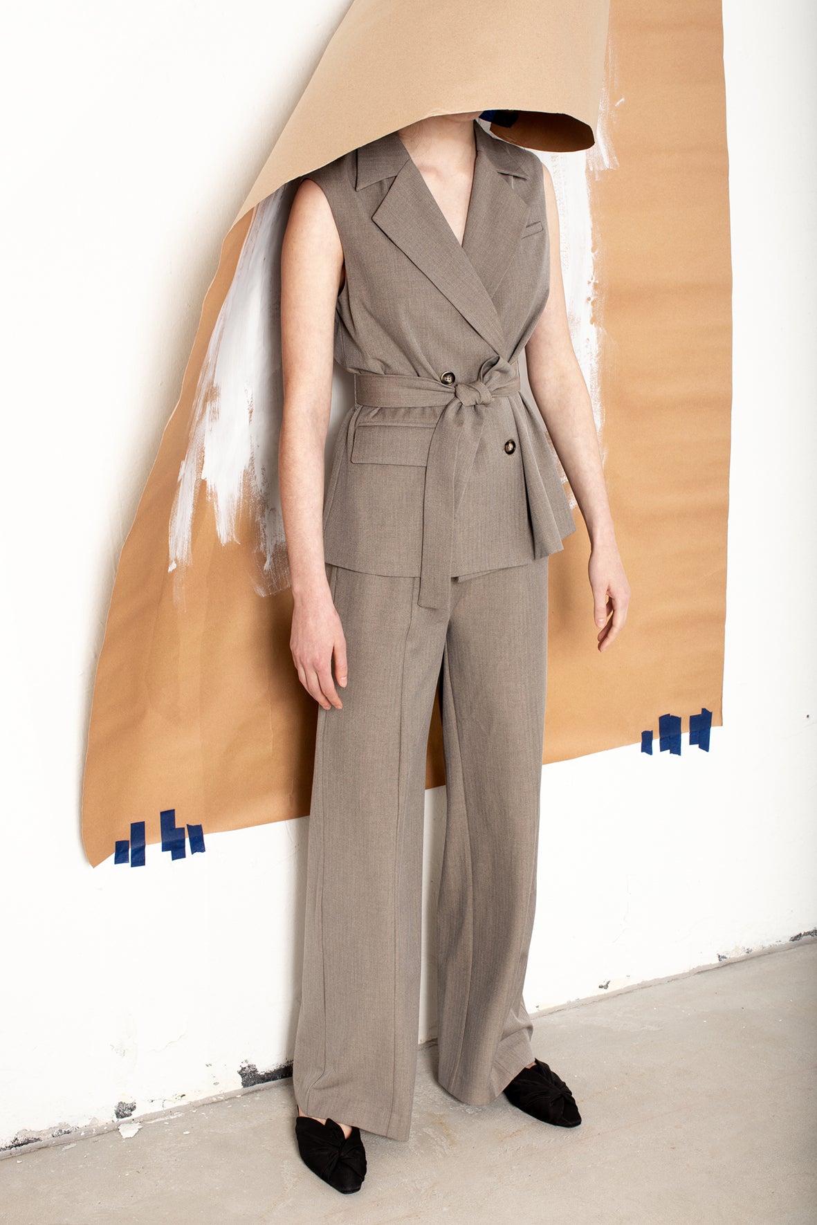 Effie Sleeveless Blazer