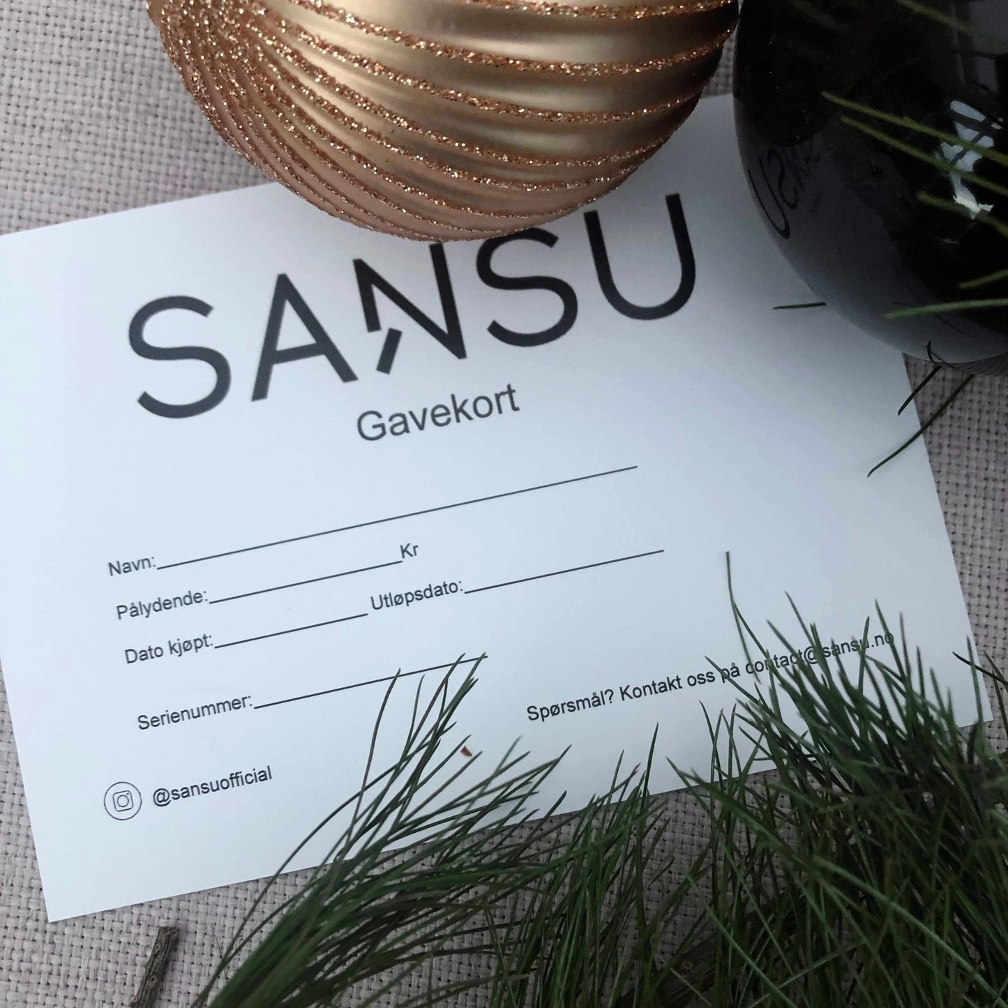 SANSU Gift Card